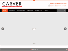 Tablet Screenshot of carver.co.uk